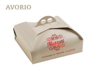 SCATOLE PORTA TORTE PERSONALIZZATE AVORIO